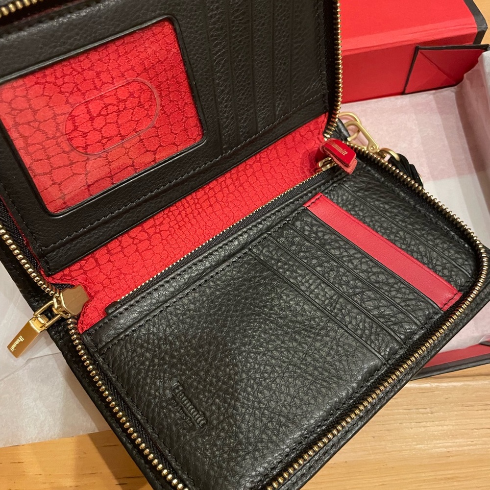 Hammitt wallet - zips around, wristlet strap